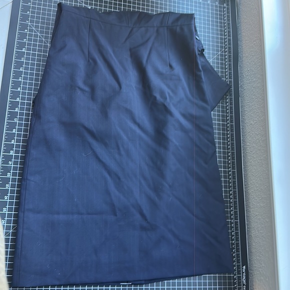 Jcrew J. Crew Factory NWT Navy Pinstripe Work Dress Suiting - Picture 3 of 5